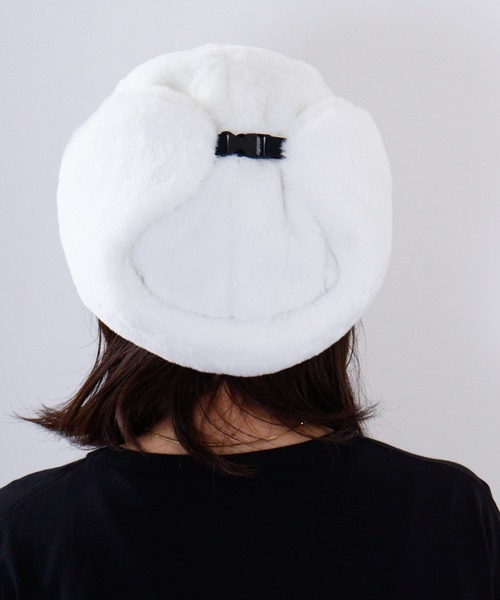 Ree&Mee（リーアンドミー）の「Ree&Mee もこもこ ファー 2WAY パイロット キャップ CAP 防寒 ハット 男女兼用（キャップ・メンズ・ライトグレー/ブラック/チャコール/ブラウン/ホワイト・FREE）」の11枚目の写真