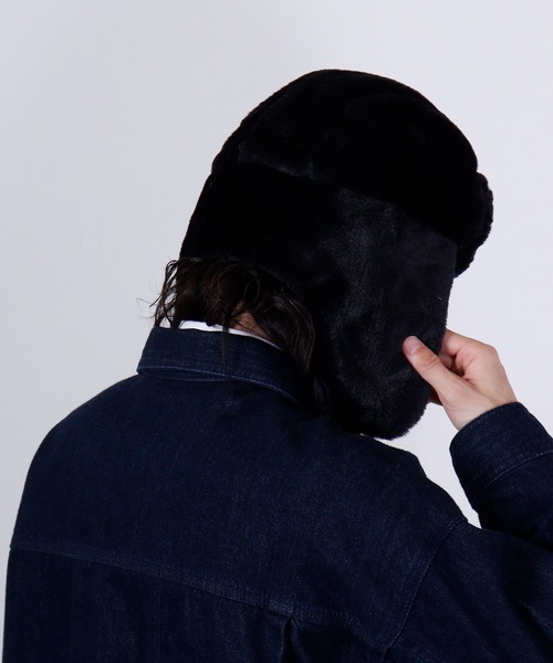 Ree&Mee（リーアンドミー）の「Ree&Mee もこもこ ファー 2WAY パイロット キャップ CAP 防寒 ハット 男女兼用（キャップ・メンズ・ライトグレー/ブラック/チャコール/ブラウン/ホワイト・FREE）」の15枚目の写真