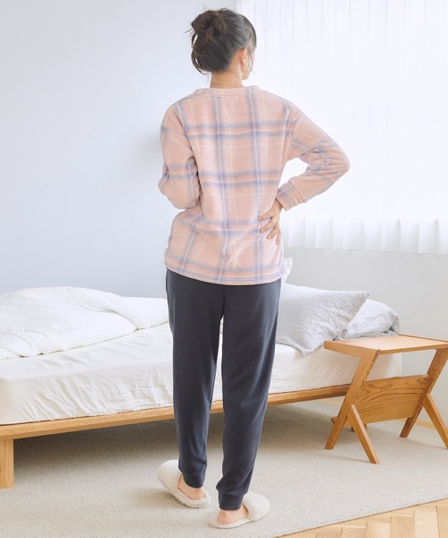 フリースルームウェア 上下セット【LAFUKU/ラフク】（ルーム