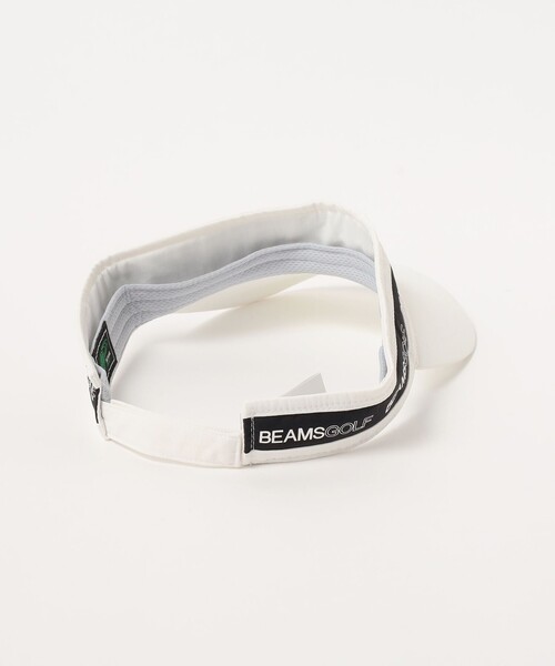 BEAMS GOLF（ビームスゴルフ）の「〈WOMEN〉BEAMS GOLF / ロゴテープ サンバイザー（サンバイザー・レディース・ベージュ/ホワイト/ブラック・ONE SIZE）」の5枚目の写真