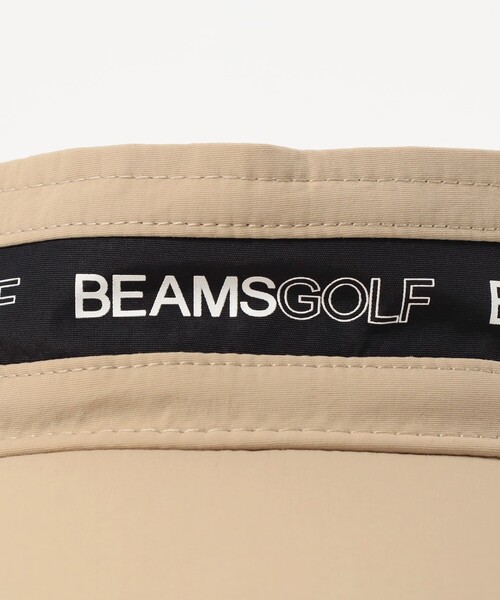 BEAMS GOLF（ビームスゴルフ）の「〈WOMEN〉BEAMS GOLF / ロゴテープ サンバイザー（サンバイザー・レディース・ベージュ/ホワイト/ブラック・ONE SIZE）」の11枚目の写真