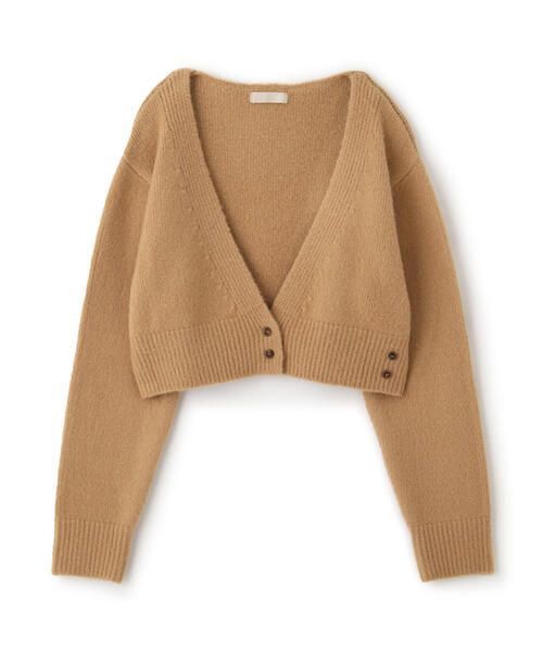 FREE'S MART（フリーズマート）の「2WAYアシメショート丈カーディガン（ニット/セーター・レディース・ホワイト/パープル/ベージュ/グリーン・FREE）」の14枚目の写真