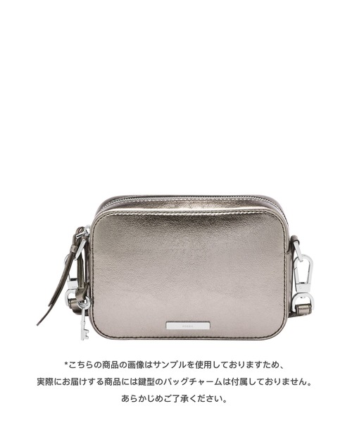 フォッシル 斜めがけバッグ レディース PU メタリック スマホ収納可 SHB3126043