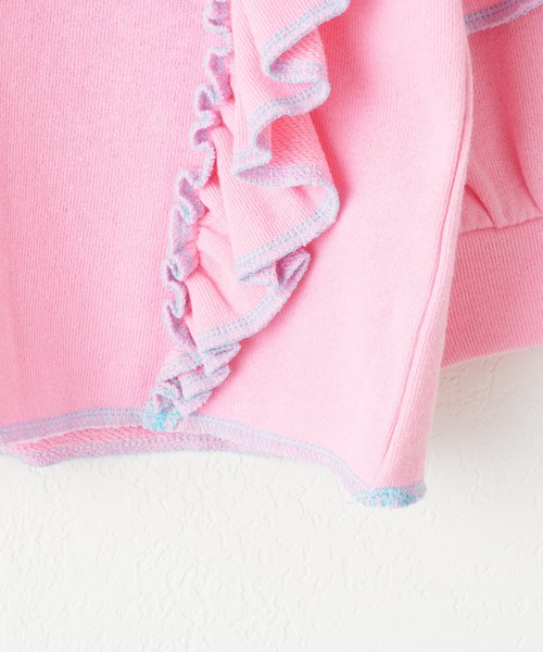 CIAOPANIC TYPY（チャオパニックティピー）の「【KIDS】配色ステッチフリル裏毛スウェット（スウェット・キッズ・アイボリー/グレー/ピンク・L/XL/S/XXL/M）」の15枚目の写真