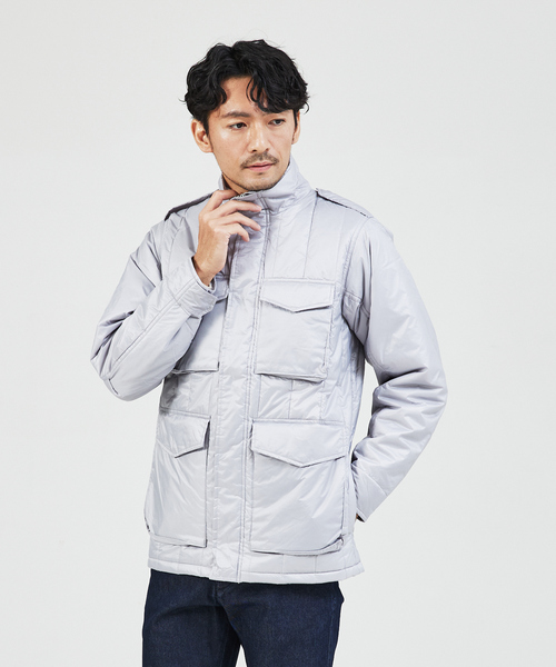 ABAHOUSE GRAY（アバハウスグレイ）の「【M-65】パデット ミリタリージャケット / ブルゾン（ブルゾン・メンズ・グレイッシュベージュ/カーキ/ブラック・50/46/48）」の7枚目の写真