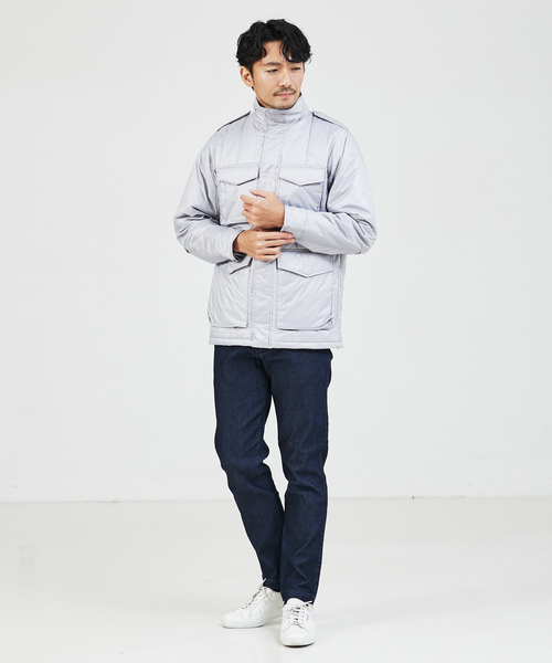 ABAHOUSE GRAY（アバハウスグレイ）の「【M-65】パデット ミリタリージャケット / ブルゾン（ブルゾン・メンズ・グレイッシュベージュ/カーキ/ブラック・50/46/48）」の5枚目の写真