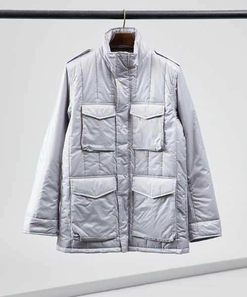 ABAHOUSE GRAY（アバハウスグレイ）の「【M-65】パデット ミリタリージャケット / ブルゾン（ブルゾン・メンズ・グレイッシュベージュ/カーキ/ブラック・50/46/48）」の4枚目の写真