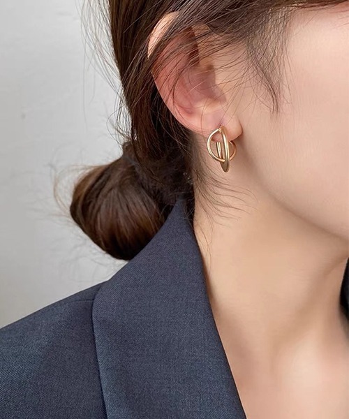 エルメス　両耳　ワープ　ピアス VINTAGE HERMES/エルメス】Farandole Pierce(両耳)（ピアス（両