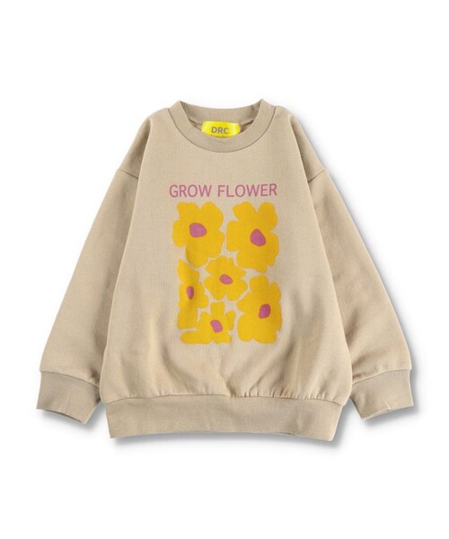 DRC branshes（ディーアールシーブランシェス）の「【DRC】あったかグラフィック裏起毛トレーナー スウェット（スウェット・キッズ・ライトグレー/オレンジ/ベージュ/ライトグリーン/その他3/オフホワイト/その他1/ピンク/その他2/チャコールグレー/ブルー・100/110/140/150/120/130/90）」の11枚目の写真
