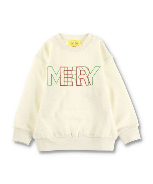 DRC branshes（ディーアールシーブランシェス）の「【DRC】あったかグラフィック裏起毛トレーナー スウェット（スウェット・キッズ・ライトグレー/オレンジ/ベージュ/ライトグリーン/その他3/オフホワイト/その他1/ピンク/その他2/チャコールグレー/ブルー・100/110/140/150/120/130/90）」の17枚目の写真