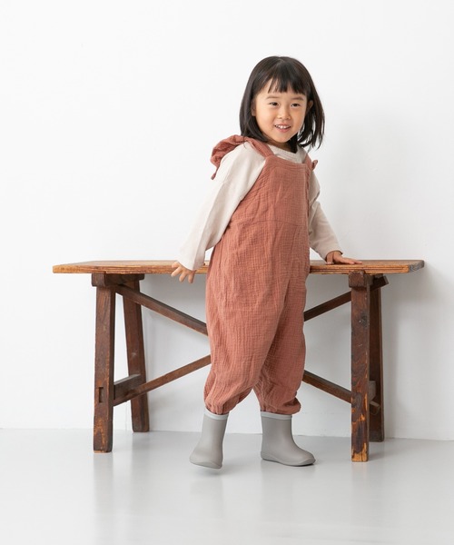 menue（メヌエ）の「ニュアンスカラー ベビーレインブーツ（レインシューズ・キッズ・グレー/ラベンダー/ピンク/グリーン/ブルー・15.0cm/18.0cm/17.0cm/16.0cm/14.0cm/13.0cm）」の6枚目の写真