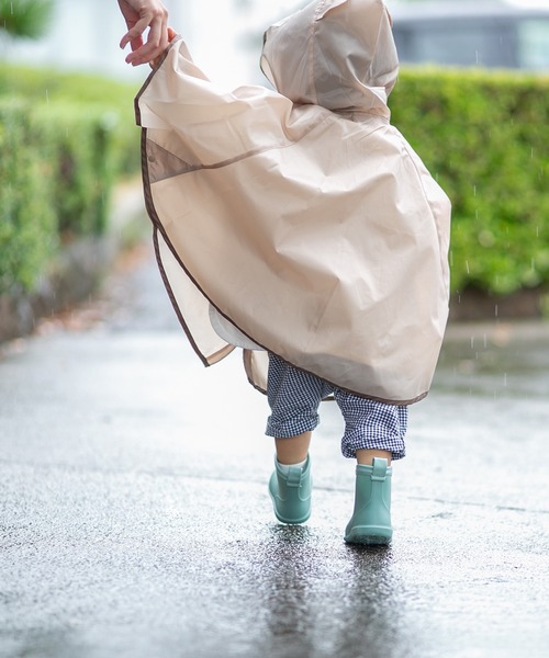 menue（メヌエ）の「ニュアンスカラー ベビーレインブーツ（レインシューズ・キッズ・グレー/ラベンダー/ピンク/グリーン/ブルー・15.0cm/18.0cm/17.0cm/16.0cm/14.0cm/13.0cm）」の12枚目の写真