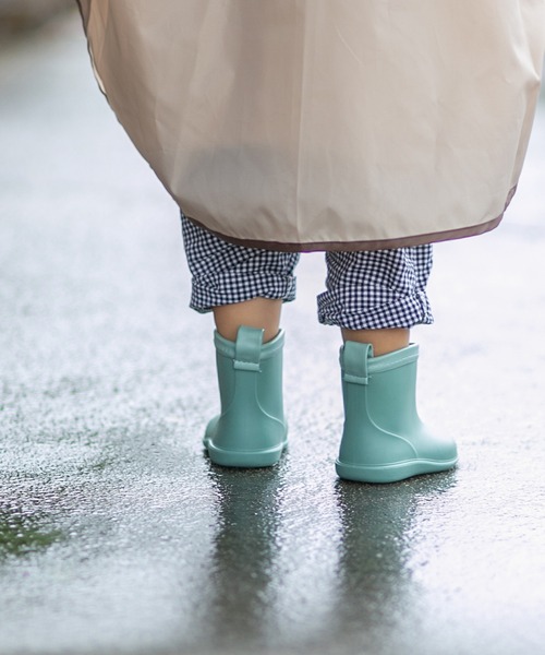 menue（メヌエ）の「ニュアンスカラー ベビーレインブーツ（レインシューズ・キッズ・グレー/ラベンダー/ピンク/グリーン/ブルー・15.0cm/18.0cm/17.0cm/16.0cm/14.0cm/13.0cm）」の15枚目の写真
