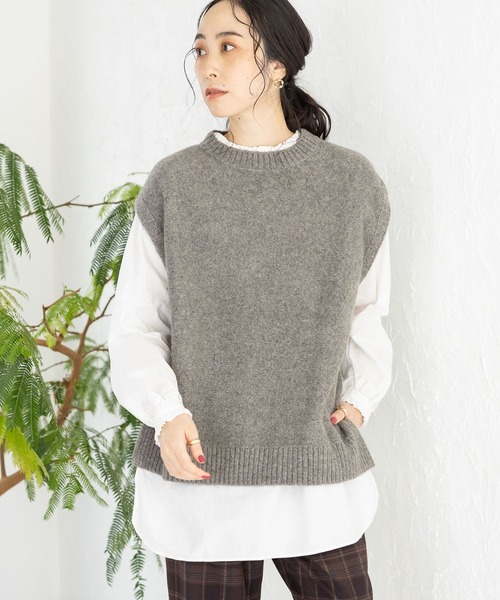 studio CLIP（スタディオクリップ）の「製品染めオックスフリルブラウス（シャツ/ブラウス・レディース・カーキ/アイボリー/オレンジ/オフホワイト・FREE）」の10枚目の写真