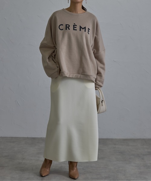 each（イーチ）の「セルフカットダンボールタイトロングスカート（スカート・レディース・ブラック/アイボリー/ライトグレー/ネイビー/グリーン/ピンク・FREE）」の7枚目の写真