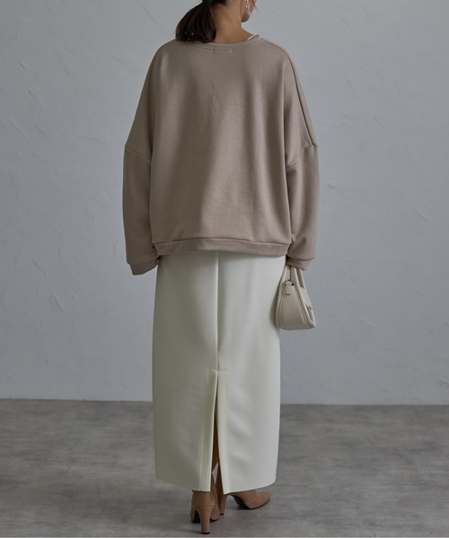 each（イーチ）の「セルフカットダンボールタイトロングスカート（スカート・レディース・ブラック/アイボリー/ライトグレー/ネイビー/グリーン/ピンク・FREE）」の9枚目の写真