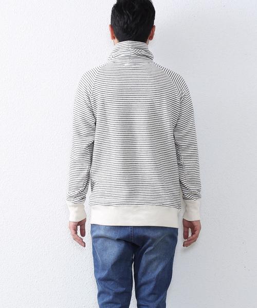 coen（コーエン）の「【MBC】ボーダースウェットタートルネック（スウェット・メンズ・オフホワイト・LARGE/MEDIUM/X-LARGE/SMALL）」の9枚目の写真