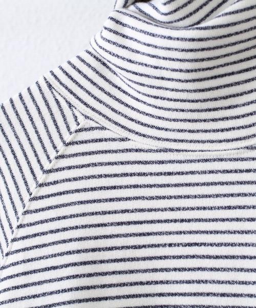 coen（コーエン）の「【MBC】ボーダースウェットタートルネック（スウェット・メンズ・オフホワイト・LARGE/MEDIUM/X-LARGE/SMALL）」の7枚目の写真