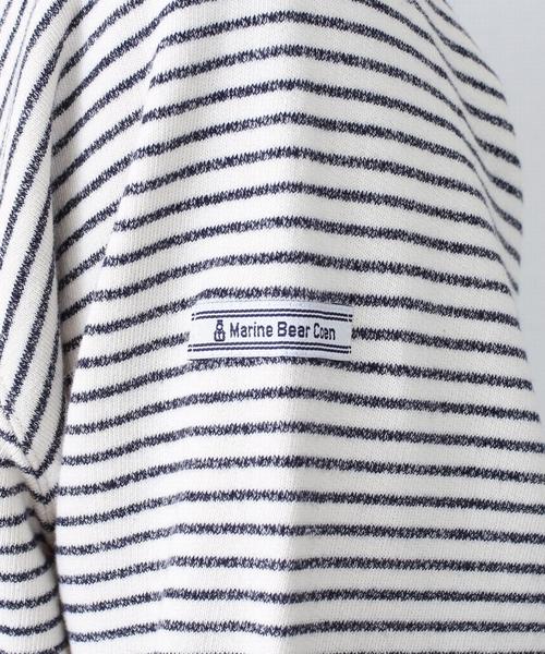 coen（コーエン）の「【MBC】ボーダースウェットタートルネック（スウェット・メンズ・オフホワイト・LARGE/MEDIUM/X-LARGE/SMALL）」の8枚目の写真