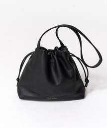 2way Shrink Vegan Leather Drawstring Bag/2WAYシュリンクヴィーガンレザー巾着バッグ