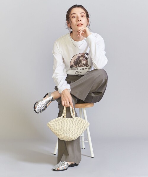 BEAUTY&YOUTH UNITED ARROWS(ビューティーアンドユースユナイテッドアローズ)の「コード ブレード バスケット/かごバッグ(かごバッグ・レディース・ナチュラル/イエロー/ロイヤルブルー・FREE)」の5枚目の写真