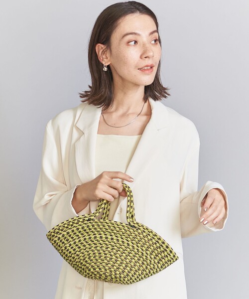 BEAUTY&YOUTH UNITED ARROWS(ビューティーアンドユースユナイテッドアローズ)の「コード ブレード バスケット/かごバッグ(かごバッグ・レディース・ナチュラル/イエロー/ロイヤルブルー・FREE)」の6枚目の写真