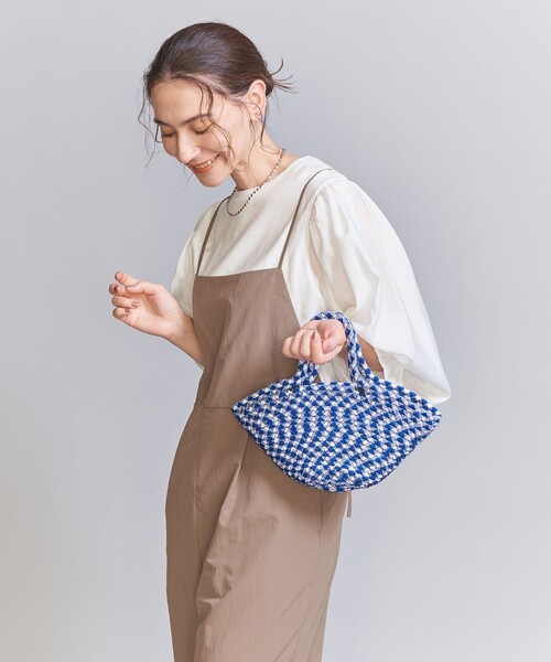 BEAUTY&YOUTH UNITED ARROWS(ビューティーアンドユースユナイテッドアローズ)の「コード ブレード バスケット/かごバッグ(かごバッグ・レディース・ナチュラル/イエロー/ロイヤルブルー・FREE)」の9枚目の写真