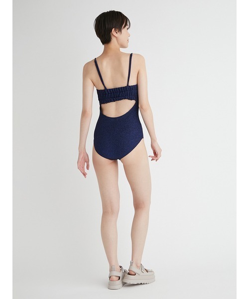 emmi(エミ)の「【emmi atelier】グリッタースウィムウエア(水着・レディース・ブロンズ/ダークブルー・0/1)」の13枚目の写真
