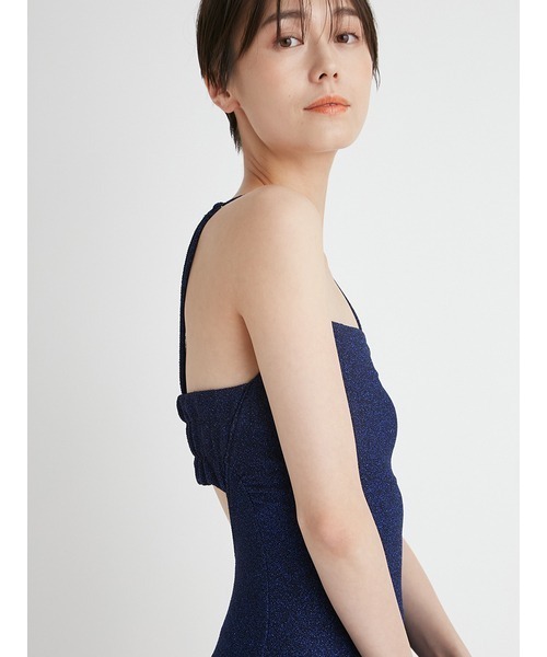 emmi(エミ)の「【emmi atelier】グリッタースウィムウエア(水着・レディース・ブロンズ/ダークブルー・0/1)」の10枚目の写真