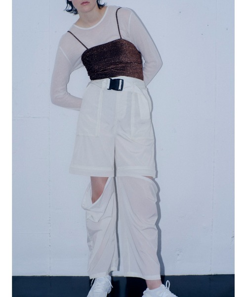 emmi(エミ)の「【emmi atelier】グリッタースウィムウエア(水着・レディース・ブロンズ/ダークブルー・0/1)」の4枚目の写真