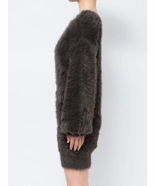 EMODA(エモダ)の「2WAYシャギーミニワンピース(ワンピース・レディース・ベージュ/ブラック/グレー/アイボリー・FREE)」の15枚目の写真