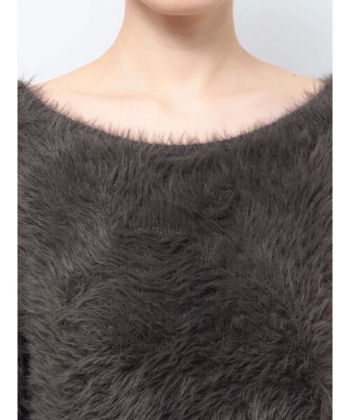 EMODA(エモダ)の「2WAYシャギーミニワンピース(ワンピース・レディース・ベージュ/ブラック/グレー/アイボリー・FREE)」の17枚目の写真