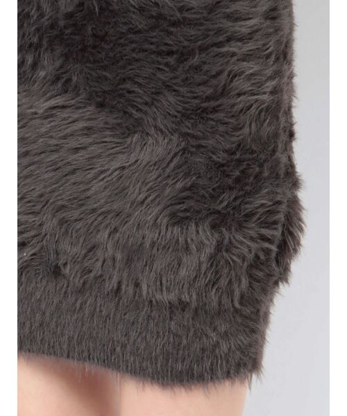 EMODA(エモダ)の「2WAYシャギーミニワンピース(ワンピース・レディース・ベージュ/ブラック/グレー/アイボリー・FREE)」の19枚目の写真