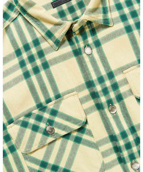 SOPHNET.（ソフネット）の「OVERSIZED SHIRT JACKET（シャツ/ブラウス・メンズ・ベージュ/インディゴブルー・LARGE/MEDIUM/SMALL/X-LARGE）」の8枚目の写真