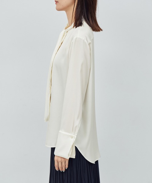 ROPE'(ロペ)の「【雑誌掲載】モノグラムプリントブラウス/無地ボウタイブラウス(シャツ/ブラウス・レディース・オフホワイト/ホワイト系その他5/ピンク系その他2・FREE)」の19枚目の写真