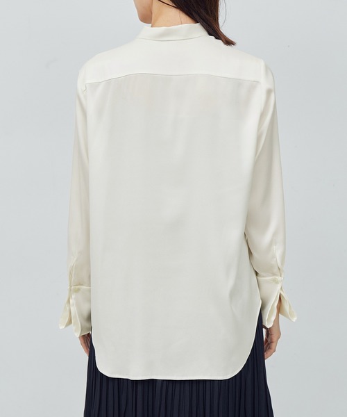 ROPE'(ロペ)の「【雑誌掲載】モノグラムプリントブラウス/無地ボウタイブラウス(シャツ/ブラウス・レディース・オフホワイト/ホワイト系その他5/ピンク系その他2・FREE)」の20枚目の写真