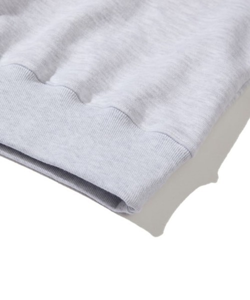 LOWBI（ロウビ）の「LOWBI／27WELLプルオーバー（ウラケ）2102480（スウェット・レディース・ライトグレー/ネイビー・FREE）」の14枚目の写真