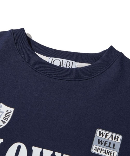 LOWBI（ロウビ）の「LOWBI／27WELLプルオーバー（ウラケ）2102480（スウェット・レディース・ライトグレー/ネイビー・FREE）」の17枚目の写真