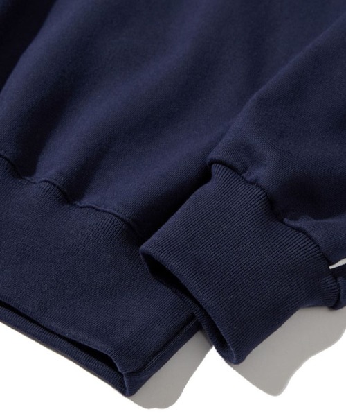 LOWBI（ロウビ）の「LOWBI／27WELLプルオーバー（ウラケ）2102480（スウェット・レディース・ライトグレー/ネイビー・FREE）」の19枚目の写真