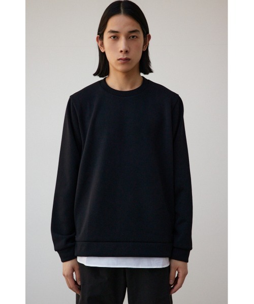 AZUL by moussy(アズールバイマウジー)の「シャツレイヤードスリットニットソー(ニット/セーター・メンズ・ブラック/ベージュ/グレー/ブルー・MEDIUM/LARGE)」の19枚目の写真