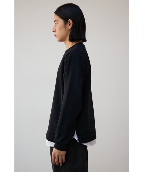 AZUL by moussy(アズールバイマウジー)の「シャツレイヤードスリットニットソー(ニット/セーター・メンズ・ブラック/ベージュ/グレー/ブルー・MEDIUM/LARGE)」の20枚目の写真