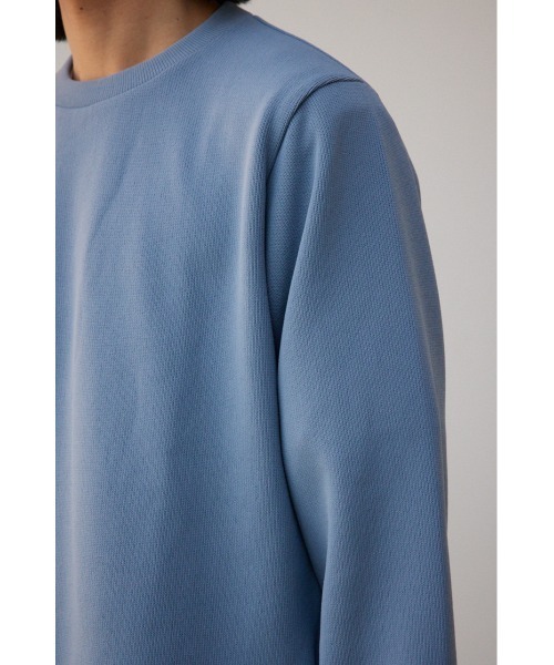 AZUL by moussy(アズールバイマウジー)の「シャツレイヤードスリットニットソー(ニット/セーター・メンズ・ブラック/ベージュ/グレー/ブルー・MEDIUM/LARGE)」の11枚目の写真
