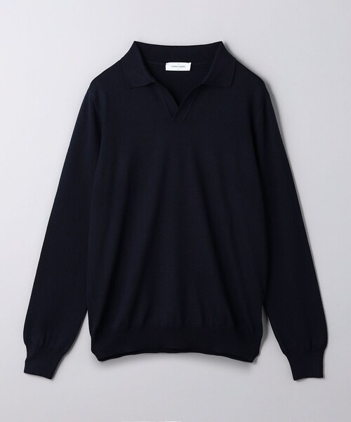 GRAN SASSO 12G ハイゲージ メリノウール モックネックニット 46