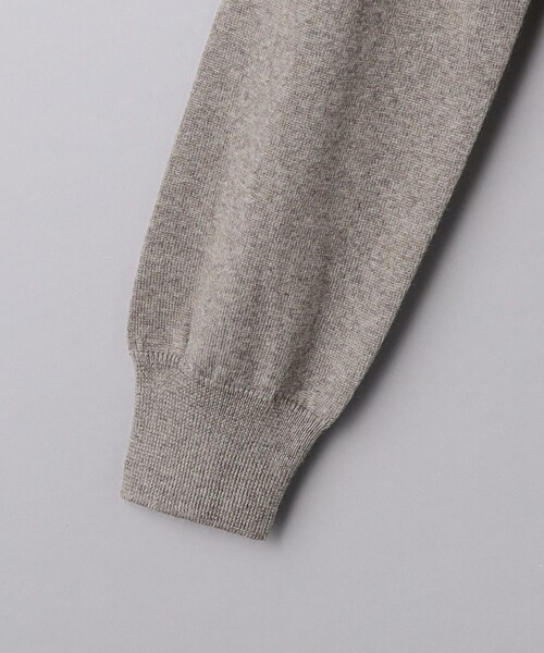 Gran Sasso（グランサッソ）の「＜Gran Sasso＞ 12ゲージ メリノウール スキッパーニット（ニット/セーター・メンズ・ベージュ/ネイビー・46/50/48）」の8枚目の写真