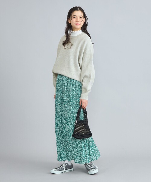 coen(コーエン)の「スウェットライククルーネックニット(ニット/セーター・レディース・ピンク/オフホワイト/グレー/ターコイズブルー・FREE)」の8枚目の写真