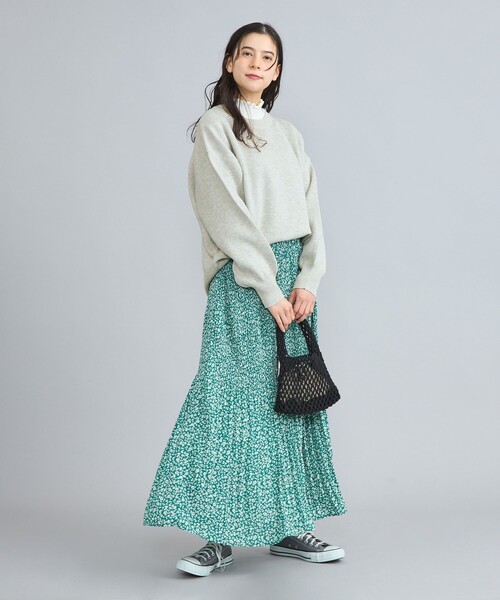 coen(コーエン)の「スウェットライククルーネックニット(ニット/セーター・レディース・ピンク/オフホワイト/グレー/ターコイズブルー・FREE)」の9枚目の写真