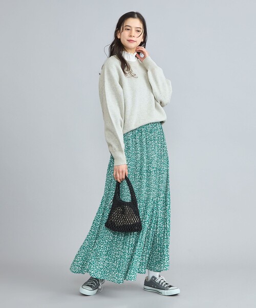 coen(コーエン)の「スウェットライククルーネックニット(ニット/セーター・レディース・ピンク/オフホワイト/グレー/ターコイズブルー・FREE)」の10枚目の写真