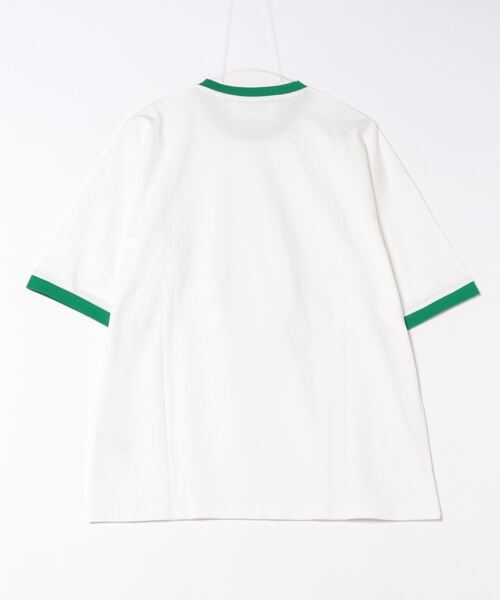 ＪＵＧＬＡＮＳ（ユグランス）の「【SPONGE BOB/スポンジ・ボブ】タギングリンガーTシャツ（Tシャツ/カットソー・メンズ・グリーン/レッド・M/L）」の3枚目の写真