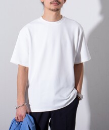 GLOSTER | 【GLOSTER/グロスター】ふくれジャガード クルーネックTシャツ(Tシャツ/カットソー)