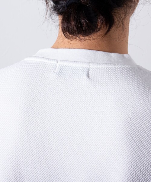 GLOSTER(グロスター)の「【GLOSTER/グロスター】ふくれジャガード クルーネックTシャツ(Tシャツ/カットソー・メンズ・グレイッシュベージュ/ホワイト/ネイビー・S/M/L)」の13枚目の写真
